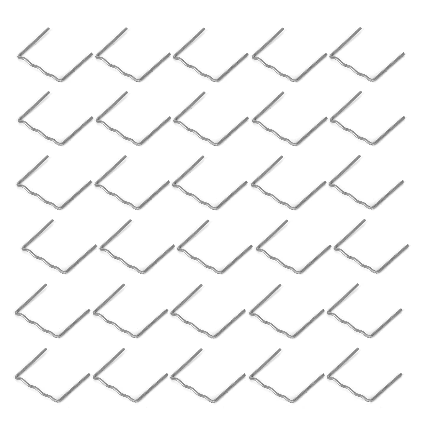 Ruimou 100pcs 0.6mm/0.8mm Automotive Plastic Repair Machine Welding Hot Staples for All Cars (08mm Flat Hot Staples)