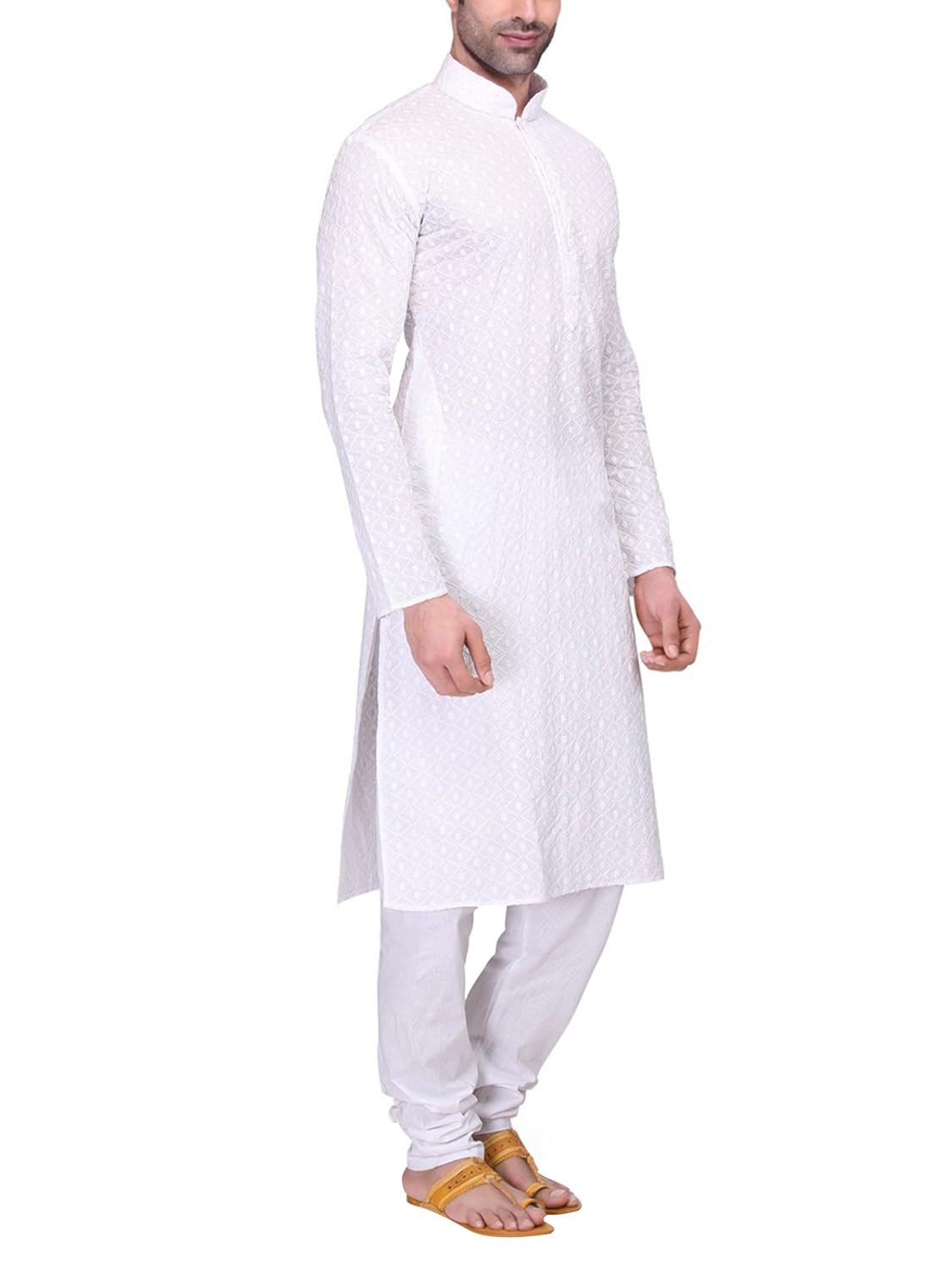 rg designers men's full sleeve kurta pyjama set avchikan