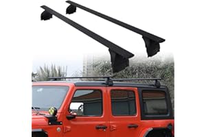 Snailfly Black Roof Rack Fit for 2007-2025 Jeep Wrangler JK JL Gladiator JT 2&4 Door Cross Bars Crossbars