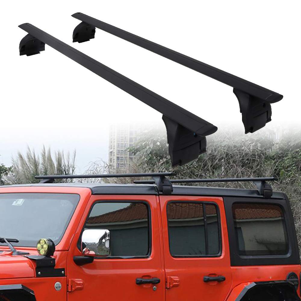Photo 1 of Snailfly Black Roof Rack Fit for 2007-2025 Jeep Wrangler JK JL Gladiator JT 2&4 Door Cross Bars Crossbars
