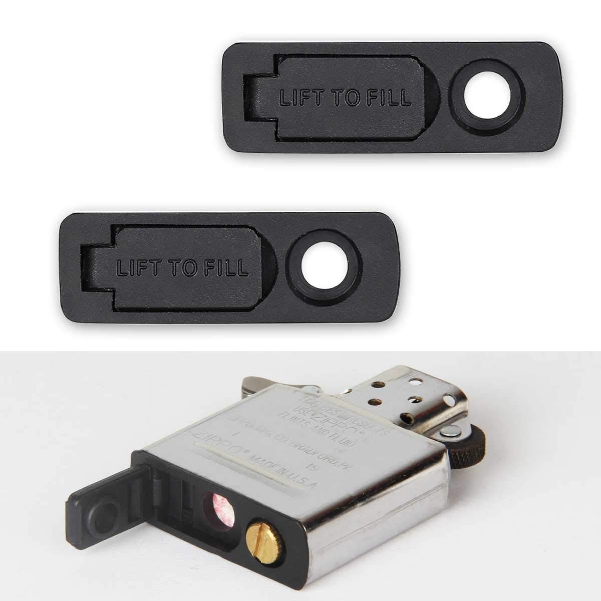 Y iRAN For Zippo Lighter No Volatile Gasket, Perfect Match, Solve the Trouble of Frequent Refueling (2 PACK)