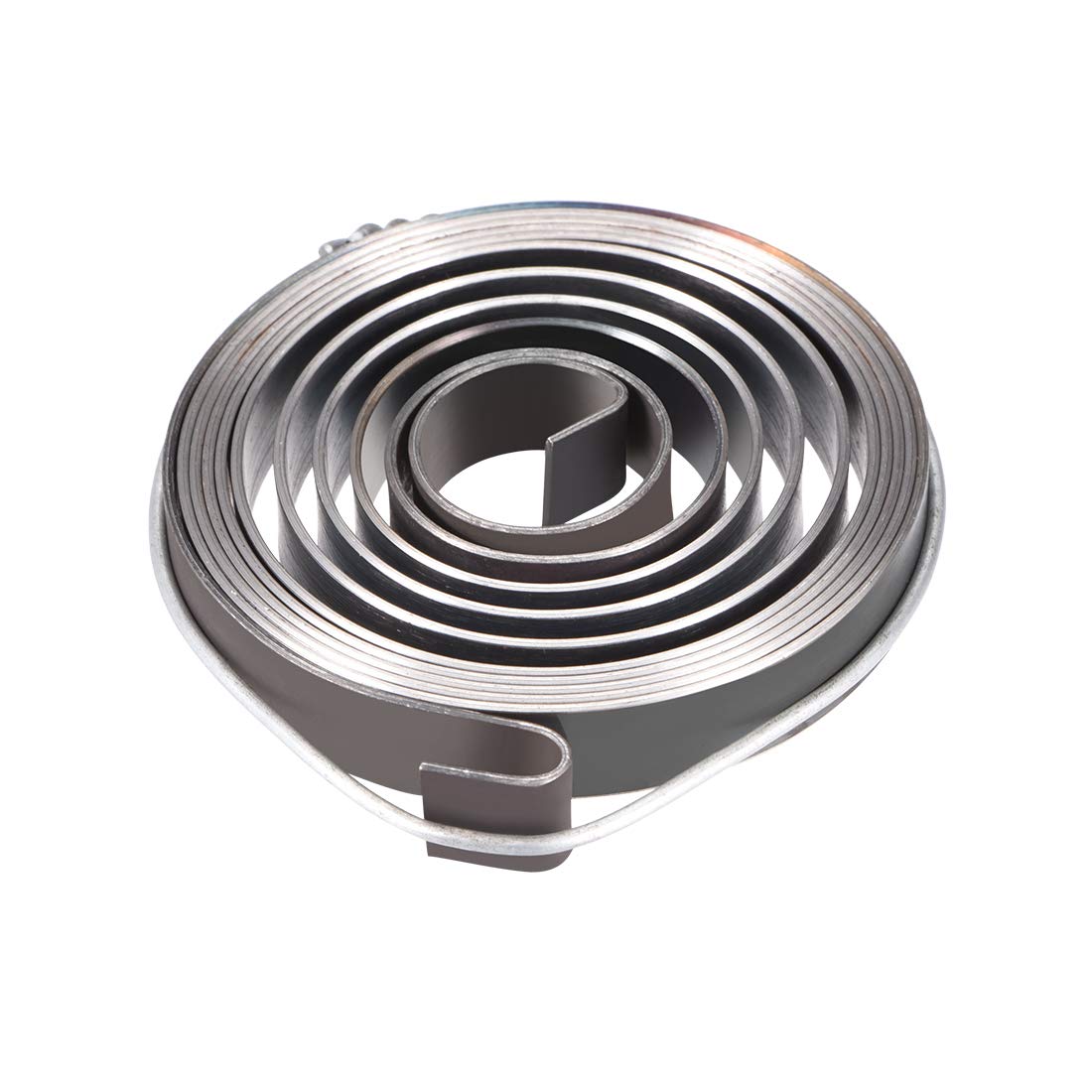 Sourcing Map Drill Press Spring, 1540mm Expand, 49x8x0.8mm, Hook Mount, Black, Spring Steel, Chemical Blackening Finish