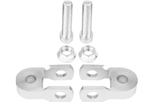 Suuonee Universal Motorcycle Shock Absorber, 2pcs Universal Motorcycle Rear Shock Absorber Riser Height Extension (With screw