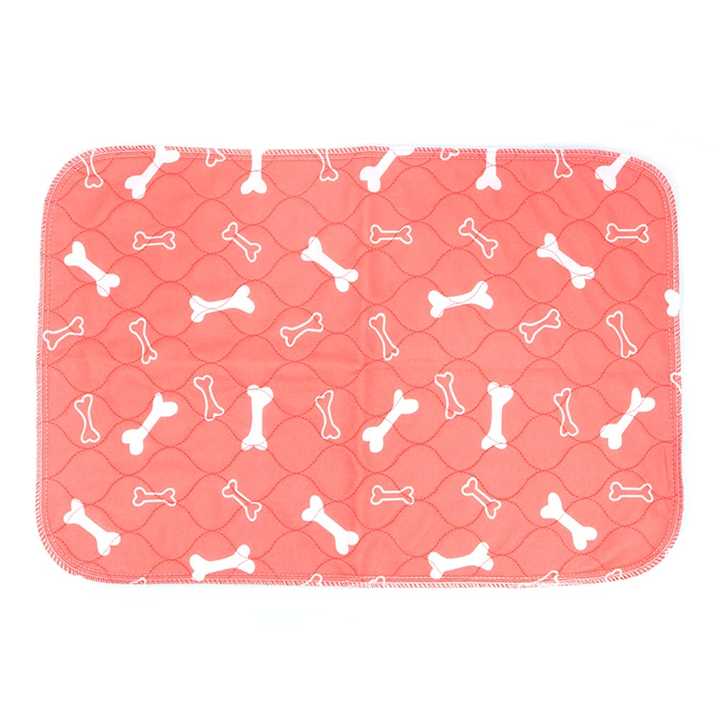 CENPEK Non-Slip Dog Crate Mat Pee Mat for Pets Dogs Cats Washable Dog Pads with Fast Absorbent Breathable Dog Training Pad Orange