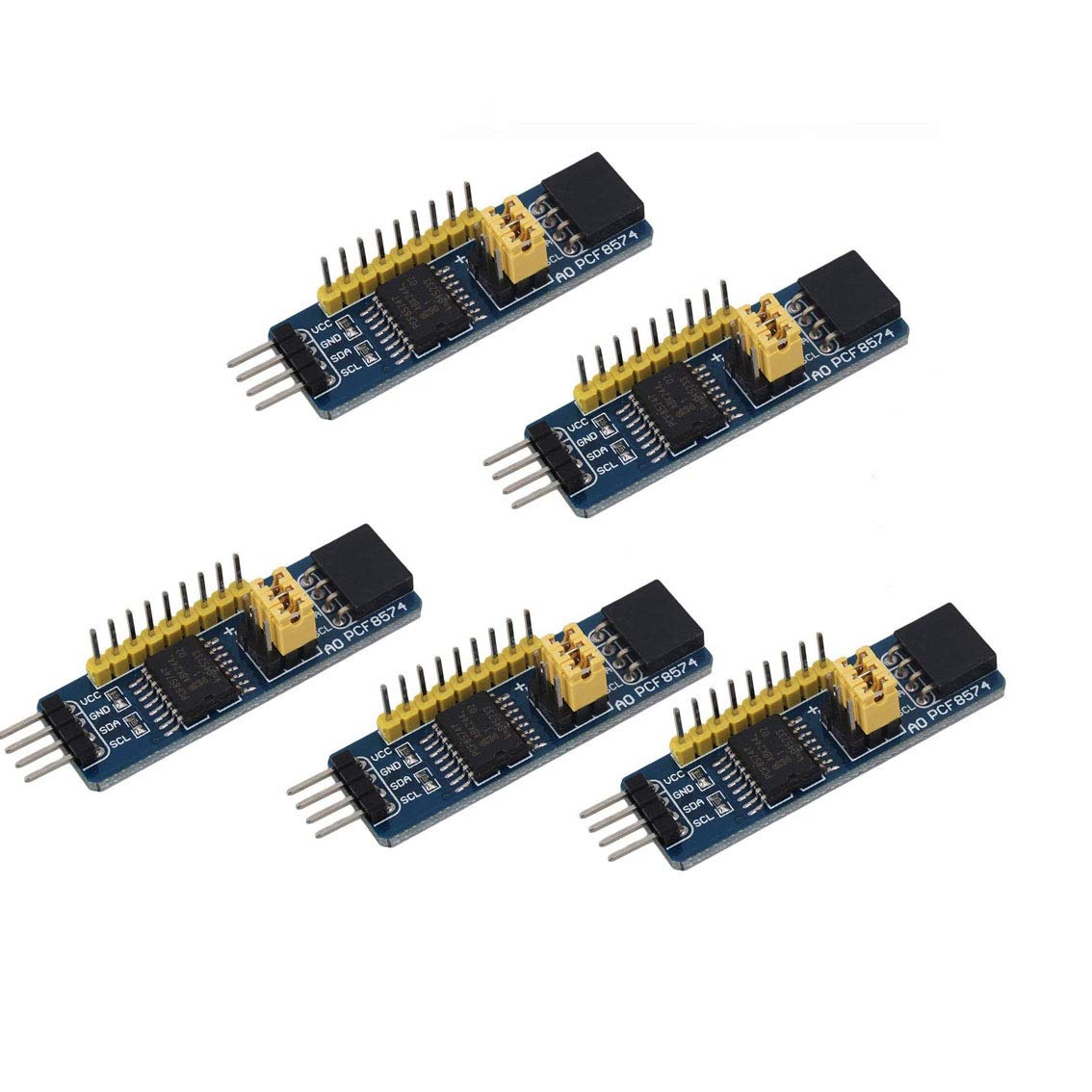 DollaTek 5Pcs PCF8574 IO Expansion Board I/O Expander I2C-Bus Evaluation Development Module