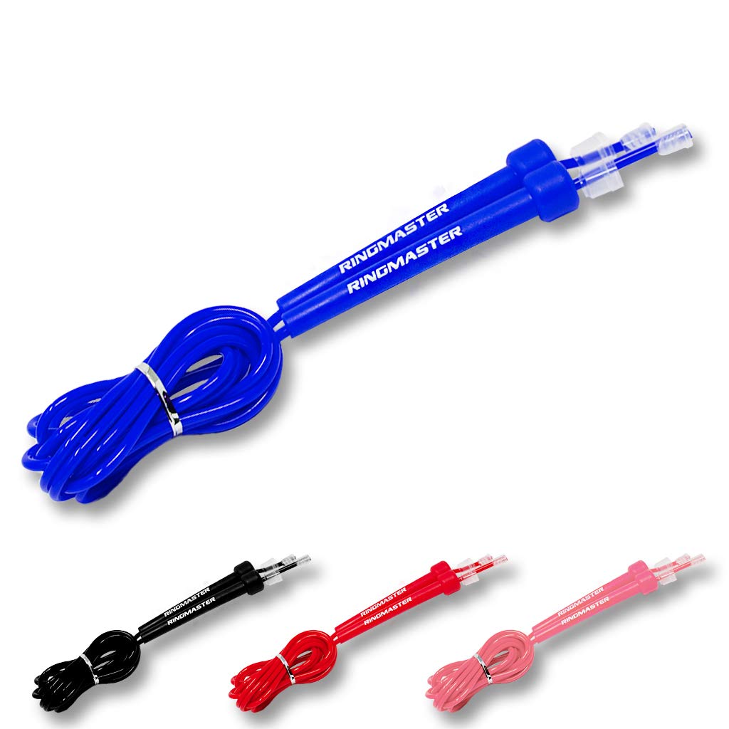 RingMaster Sports Ndure 1000 Jump Rope Skipping Adjustable PVC Fitness Boxing Cardio Speed Training (Blue)