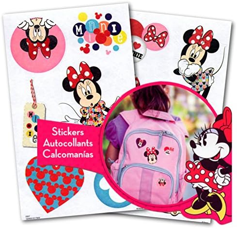 Minnie Mouse Specialty Water & Tear Resistant Decorative Backpack Stickers