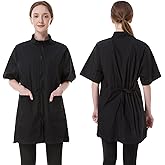 DHXYZZB Dog Grooming Smock Waterproof Smock Barber Jackets for Women Men Pet Groomer Smock Anti-Static Barber Smock