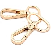 KOTAIFA 1 inch Swivel Lobster Clasps Swivel Hooks for Purse Making Hardware Buckle Handbag Craft 15pcs Swivel Clip Clasps Gold