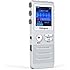 Digital Voice Activated Recorder by Dictopro- Easy HD Recording Of Lectures And Meetings With Double Microphone, Noise Reduction Audio, Sound, Portable Mini Tape Dictaphone, MP3, USB, 8GB