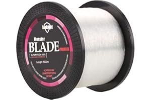 SeaKnight Blade Monofilament Fishing Line, 547Yds/ 1094Yds Japanese Material, High-Abrasion Resistance, Low-Ductility and Memory, Nylon Monofilament Line, for Fresh and Salt Water 2-35LB