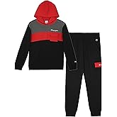 Champion Boys Jogger Set Fleece Hoodie and Sweatpants Tracksuit