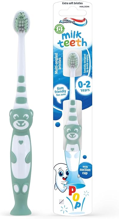 Aquafresh Kids Milk Teeth Toothbrush 0-2 yrs Soft Bristles Pack of 5