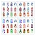 CICI&SISI Christmas Nail Art Stamping Plates Kit Stamp Plate Manicure DIY Template 4 Pieces-Let It Snow