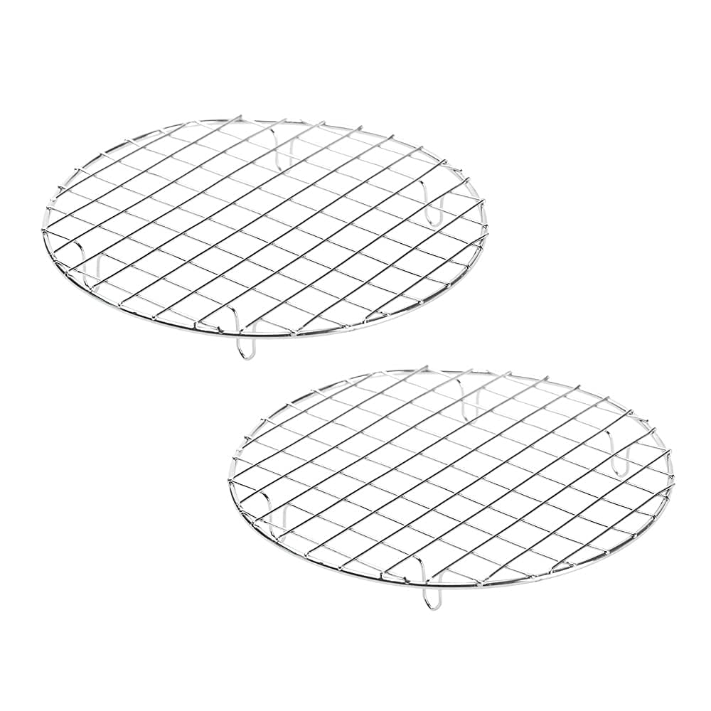 bafvt Grill Rack, 304 Stainless Steel BBQ Grilling Rack (9.85 inch 2-Pack)…