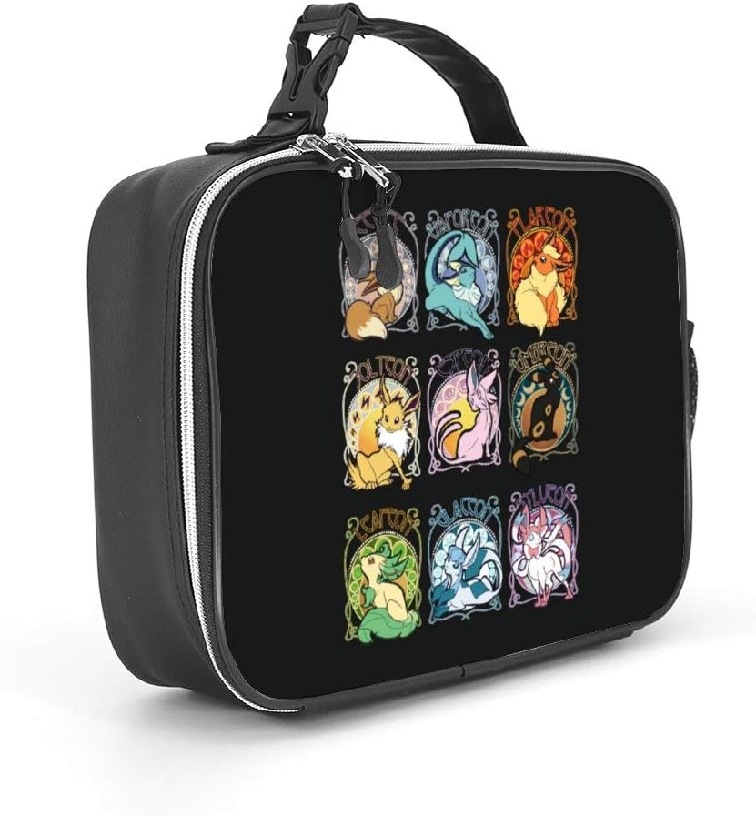 YGYP Detachable Leather Lunch Bags - E-ev-eelutions Nou-veau - Reusable Lunch Bag Tote for Women Men Work Picnic or Travel
