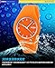 Skmei fashion silicone quartz ultra - thin simple and exquisite gift watche(several styles optional) (Light blue)