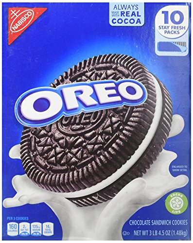 Nabisco Oreo Cookies-America Favorite Cookie, 3 lb 4.5 oz. Box