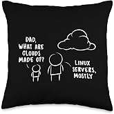 Software Developer Computer Engineer Nerd - Funny Programmer Throw Pillow