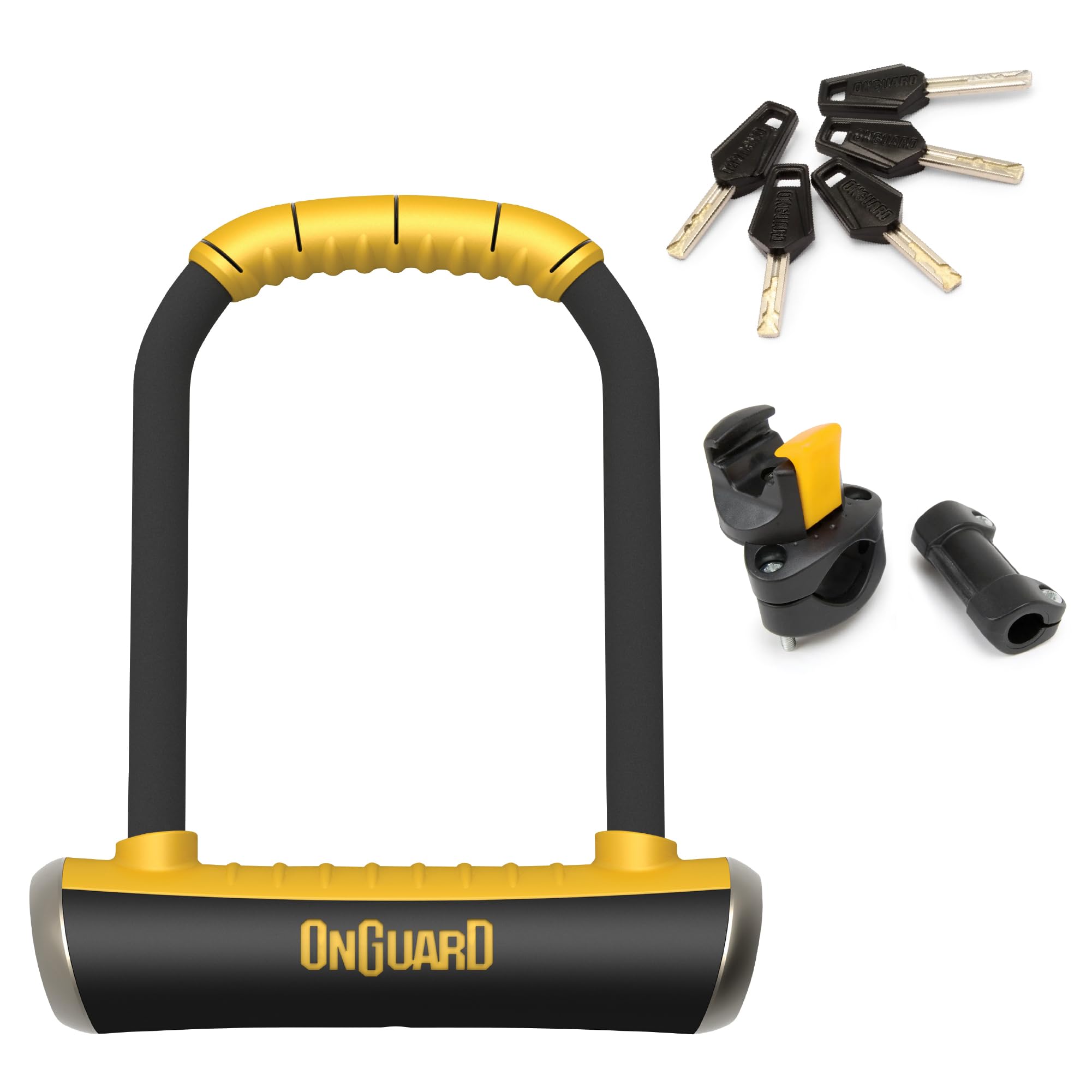 ONGUARD Brute 8001, Black, Yellow, 4.37" x 7.96"
