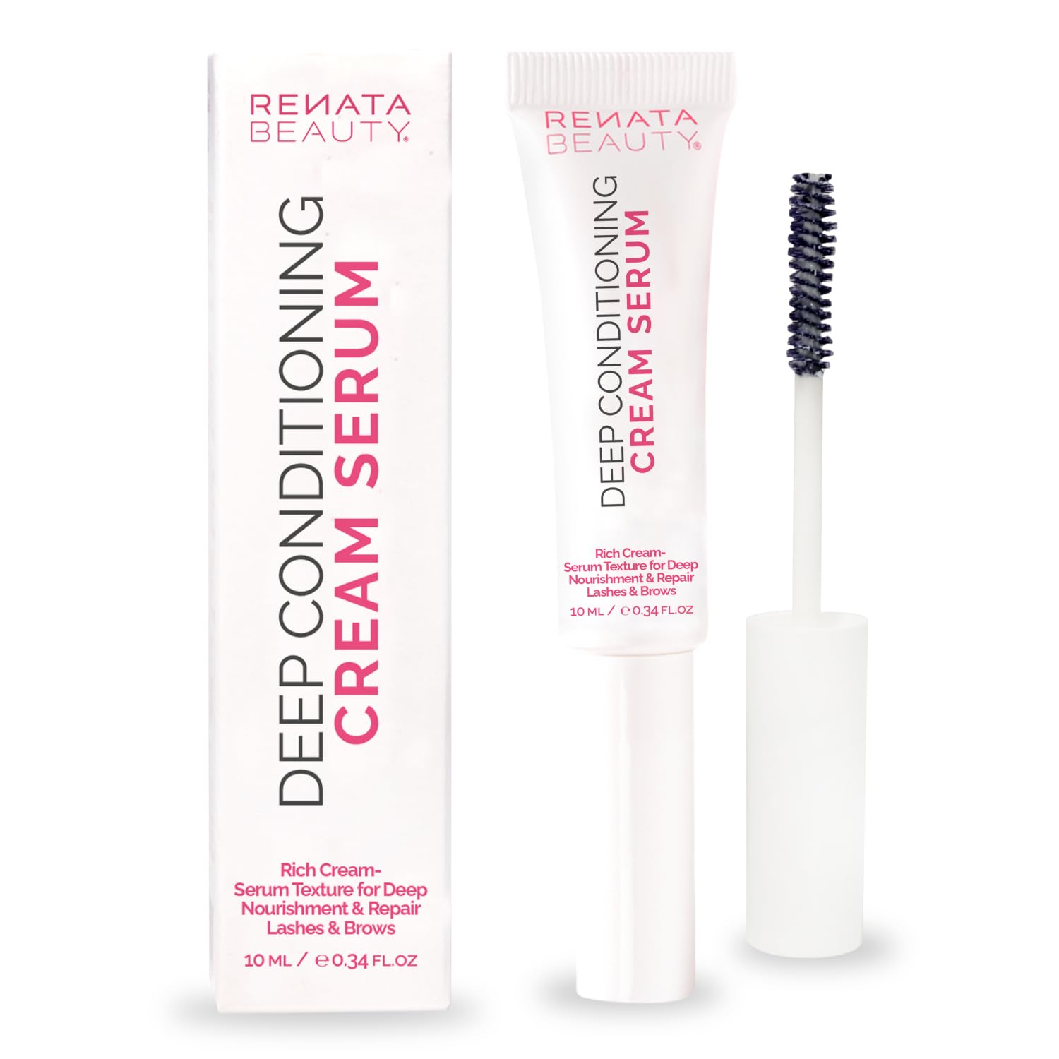 RB RENATA BEAUTY Lash & Brow Deep Conditioning Cream Serum – Rich Conditioning Cream for Brows & Lashes – Nourish, Repair & Protect – Brow Lamination & Lash Lift Aftercare + Daily Care