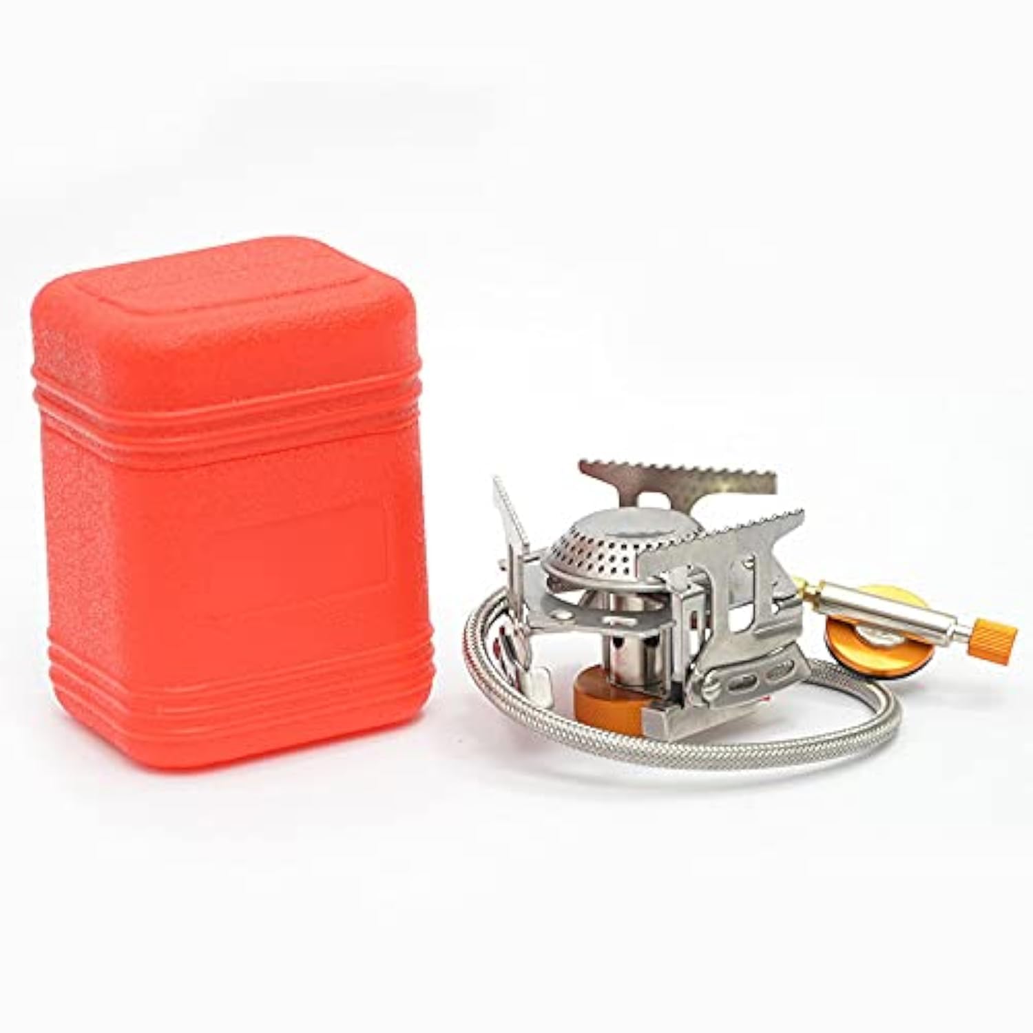 Tiardey Folding Camping Stove Burner,Strong Firepower with Piezo Ignition,Stove for Outdoor Hiking Cooking