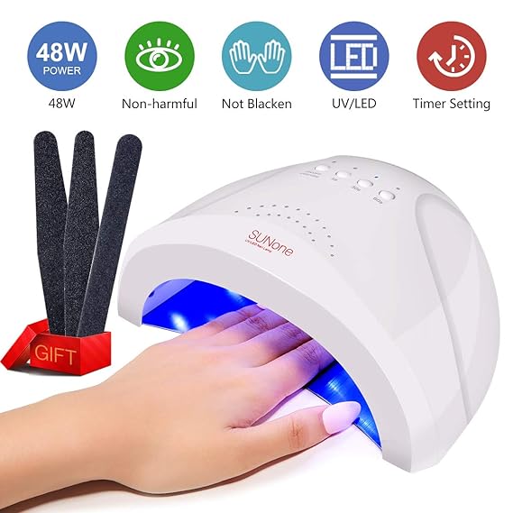 AZUREBEAUTY UV LED Nail Lamp 48w/24W Nail Dryer Lamp for