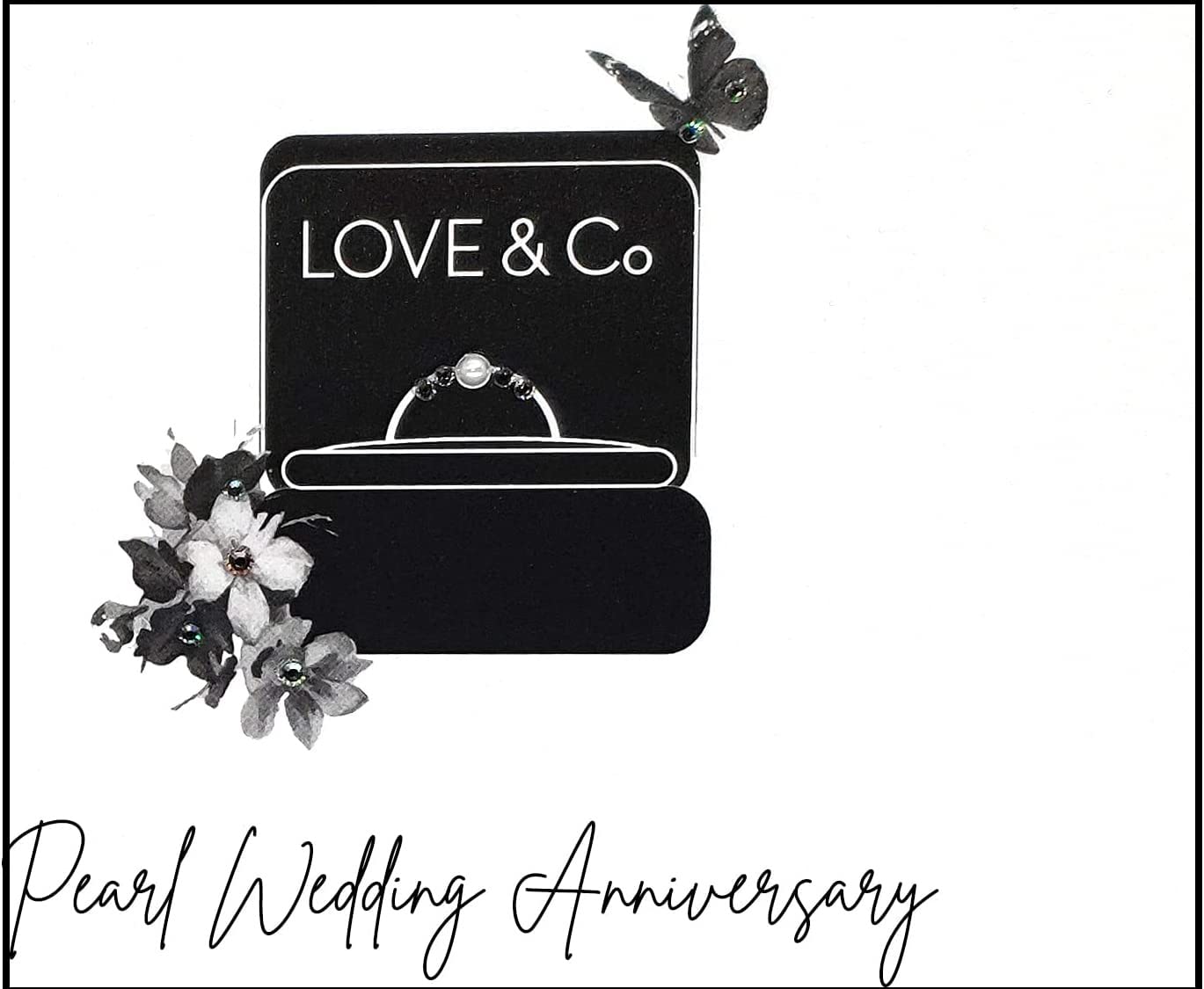 Five Dollar Shake Pearl Wedding Anniversary - Quality handmade Greeting card (SR41)