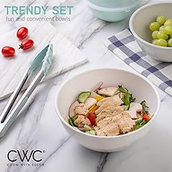 COOK WITH COLOR Mixing Bowls with Lids - 12 Piece