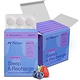 Neuro Sleep &amp; Recharge Meltaway Mints, Mixed Berry, 72 Count | 1mg Melatonin Sleep Aid, Nighttime Relaxation &amp; Healthy Rest Cycle, Chamomile &amp; Elderberry, Fast-Dissolve Mint Supplement