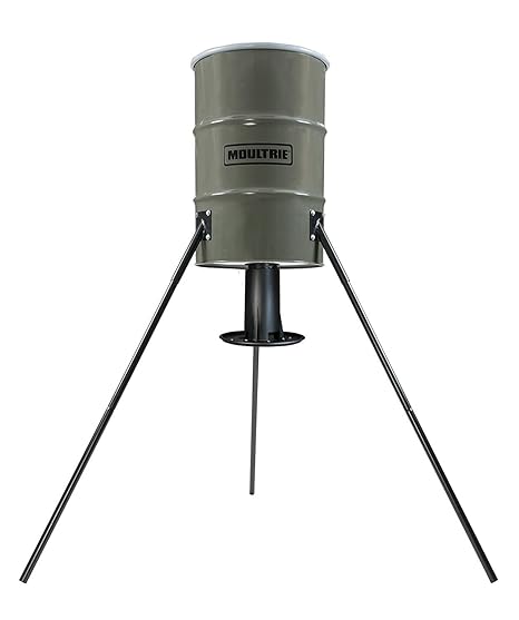 Moultrie 55 Gallon Dinner Plate Deer Feeder Amazon Co Uk Sports