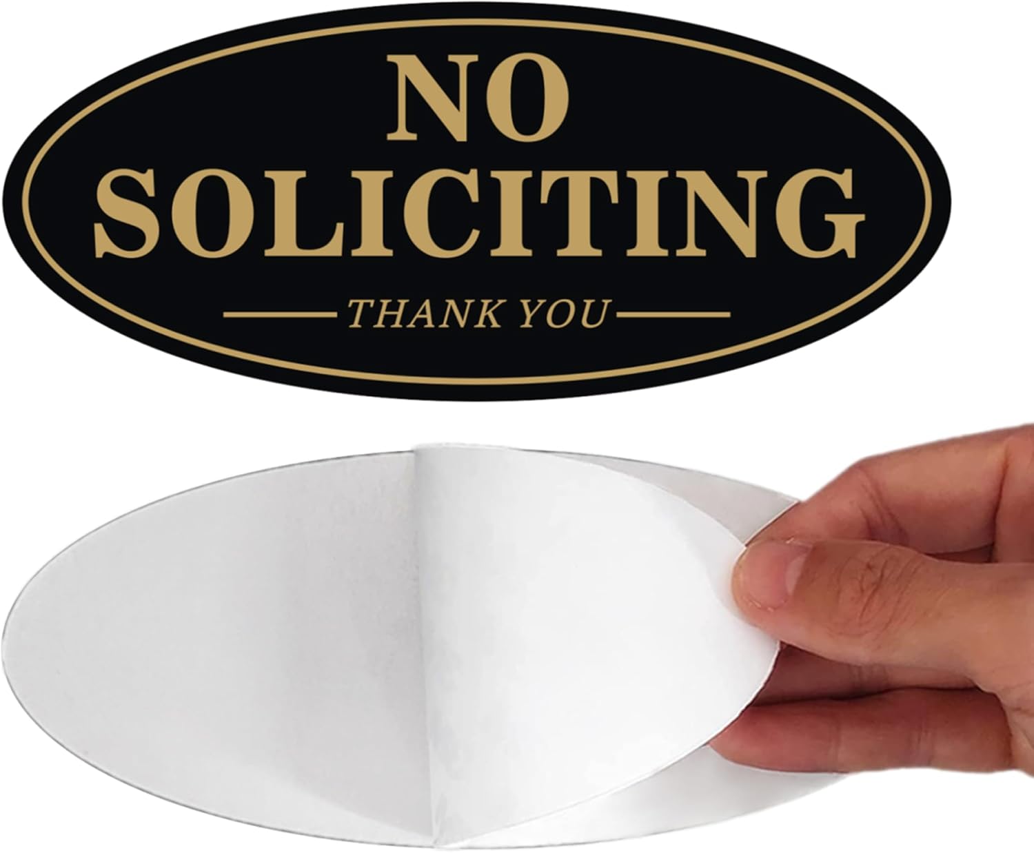 Yard Signs - No Soliciting Sign - Self Adhesive 7