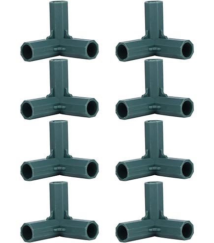 URPIZY Lot De 8 Connecteurs De Cae De Serre - 19 Mm - Résistants