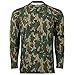 Mossy Oak Men's Camo Long Sleeve Performance Tech Tee Hunting Shirt Available In Multiple Camouflage Patterns
