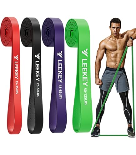 Thefitlife Exercise Resistance Bands With Handles 5 Fitness Workout Bands Desert