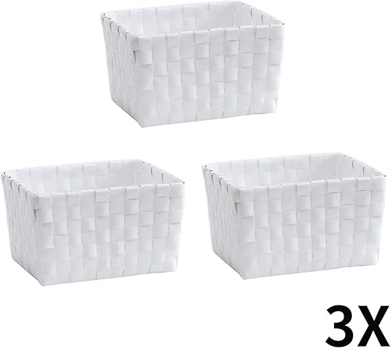 WM Homebase 3er Set Aufbewahrungskörbe geflochten Aufbewahrungskorb