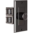 OSD 300W in Wall Volume Control Impedance Matching for Home Speakers, Rotary Knob Black SVC300