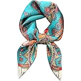 MEISEE 100% Pure Mulberry Silk Scarf 27"'x27(in) Square Scarf Head Scarf Neck scarf Headscarf for Women with Gift Packed