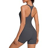 OMKAGI Workout Sets for Women Cute Square Neck Tank Tops Booty Biker Shorts Outfits