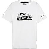 Puma Men's BMW M Motorsport Graphic T-Shirt, Puma White SS25, Large