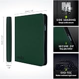 Vault X 12 Pocket Trading Card Binder Zip 480 Cards Green Exo-Tec Album view 2