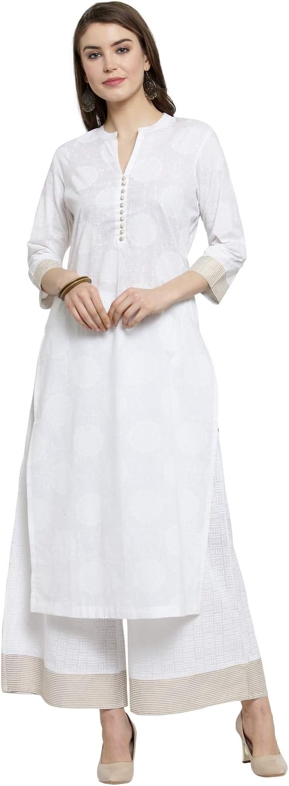 Women's cotton straight Salwar Suit Set
