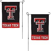 Desert Cactus Texas Tech University TTU Garden Flag – 19 x 12 inch Texas Tech Red Raiders Banner, For Outdoor Display and Events (Design A)
