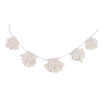 Amazon Com Monrocco Macrame Woven Wall Haning Fringe Garland