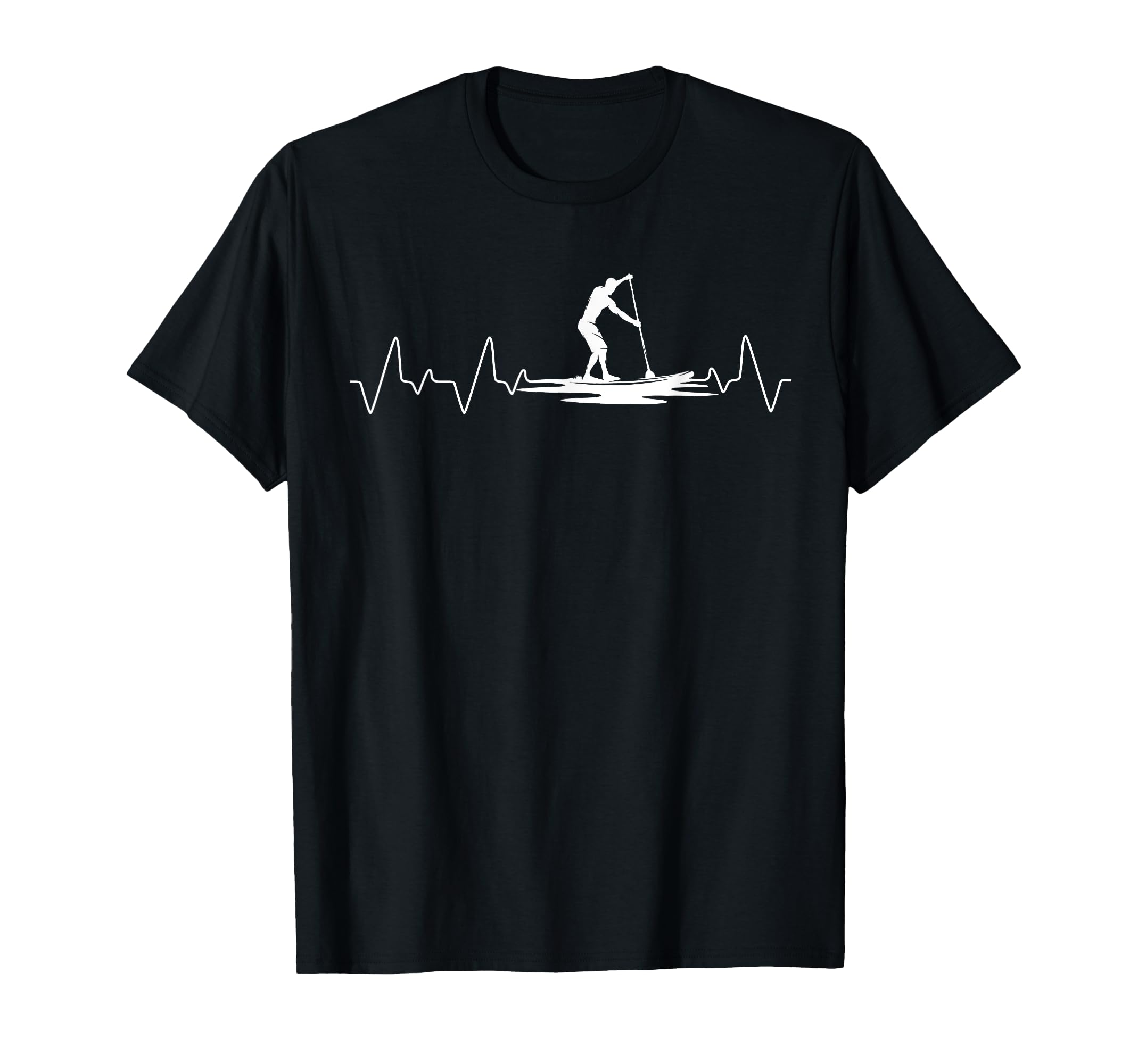 Heartbeat Paddleboarding Stand Up Paddling Outdoor Sport SUP T-Shirt