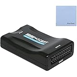 HDMI to SCART Composite Video Converter Stereo Audio Adapter SKY HD Blu-Ray UK specification (HDMI to SCART)