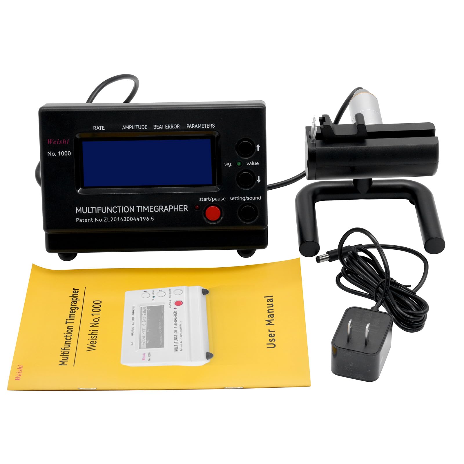 YaeTek Watch Tester Multifunction Timegrapher No.1000 Watch Timing Machine Watch Calibration Tool for Mechanical Watches