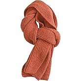 Vikodah Kids Winter Scarf Knitting Acrylic Warm Soft Scarves Neck Protective Accesories for Teenagers Boys Girls 3-8Y