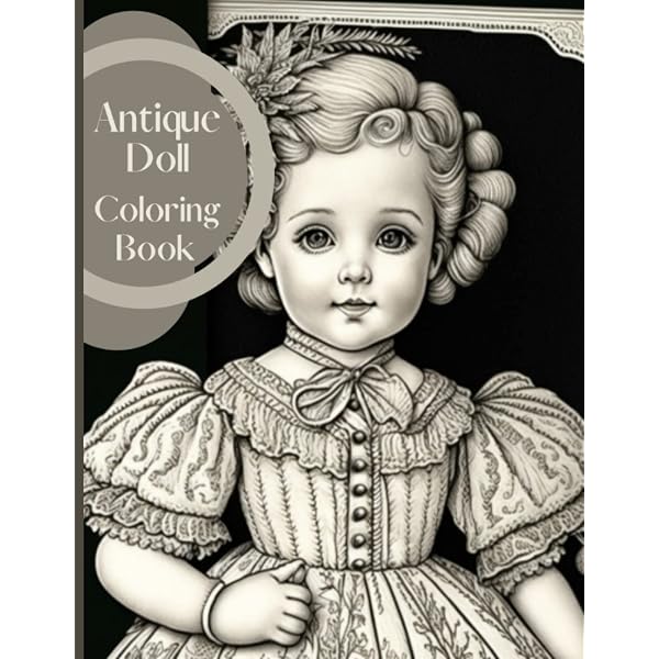 Antique Dolls Coloring Book (Dover Fashion Coloring Book): Brenda