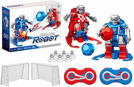 TEEKOO 2.4 GHz RC Soccer Robot Toy, Wireless Remote Control Two ...